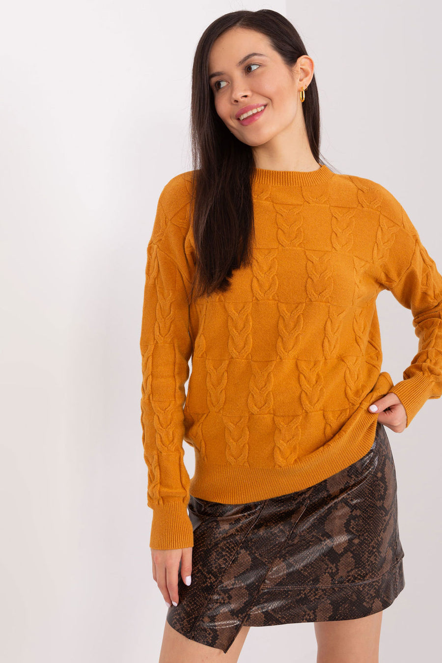 AT Dark Yellow Long Sleeve Jumper