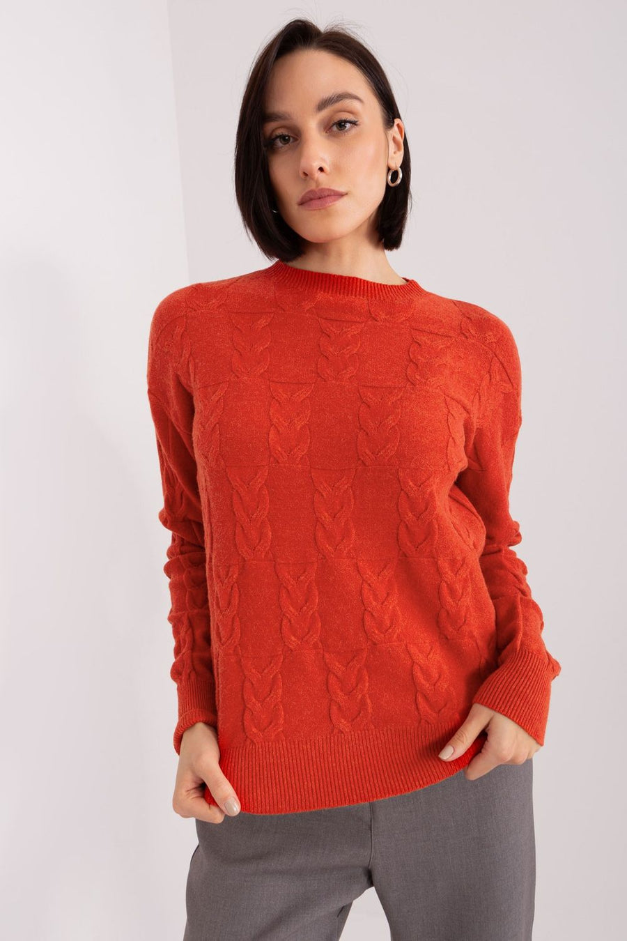 AT Dark Orange Long Sleeve Jumper