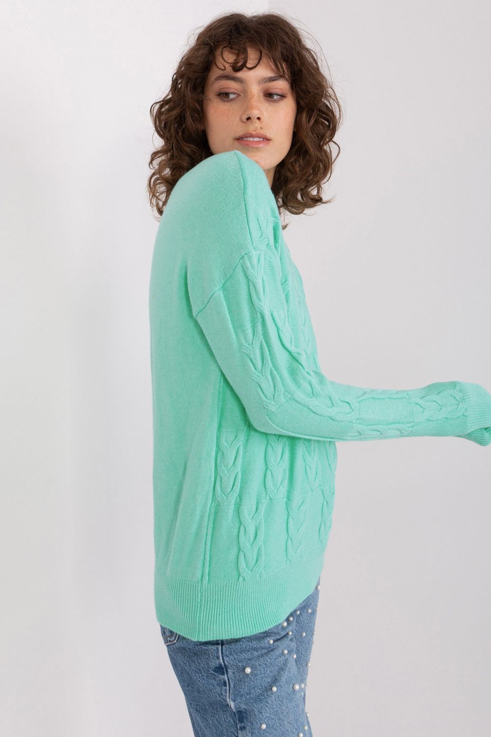 AT Mint Round Neck Long Sleeve Jumper - view 2