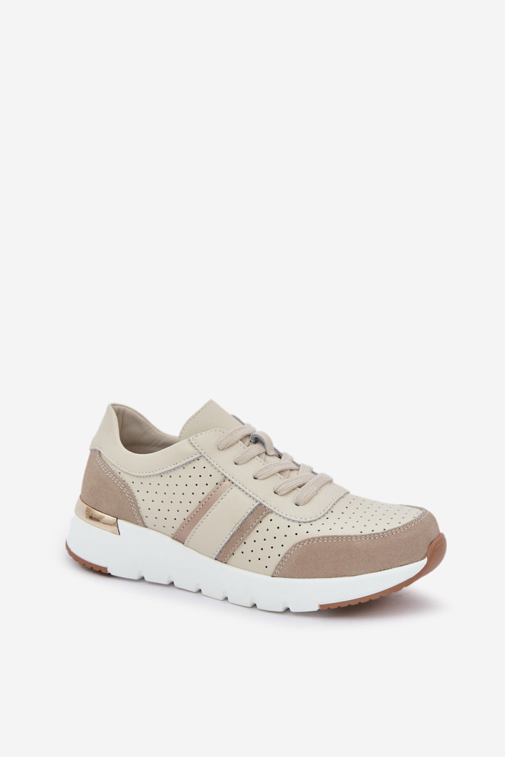 Step In Style Beige Platform Trainers - view 2