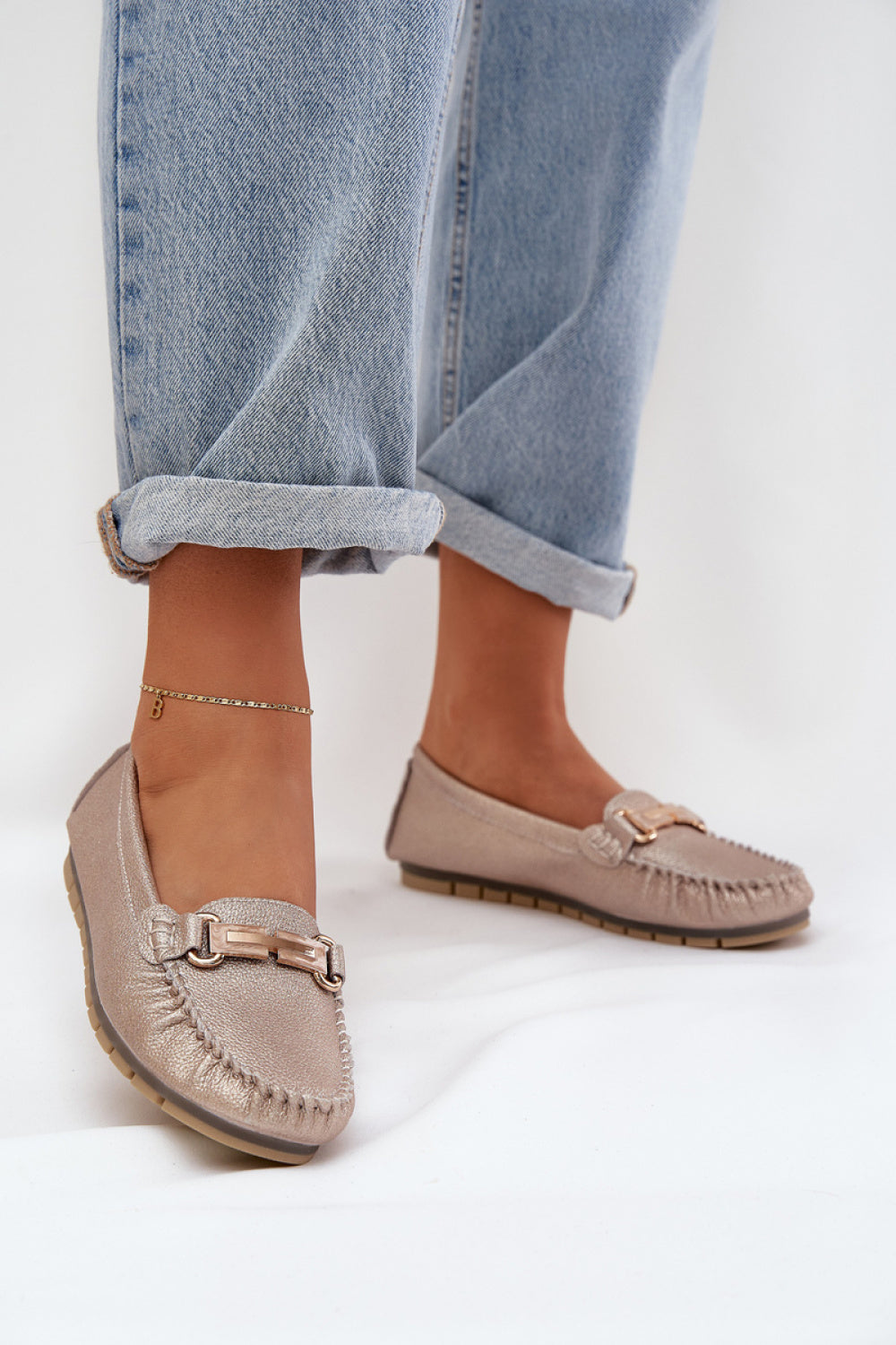 Step In Style Glitter Sequin Moccasins