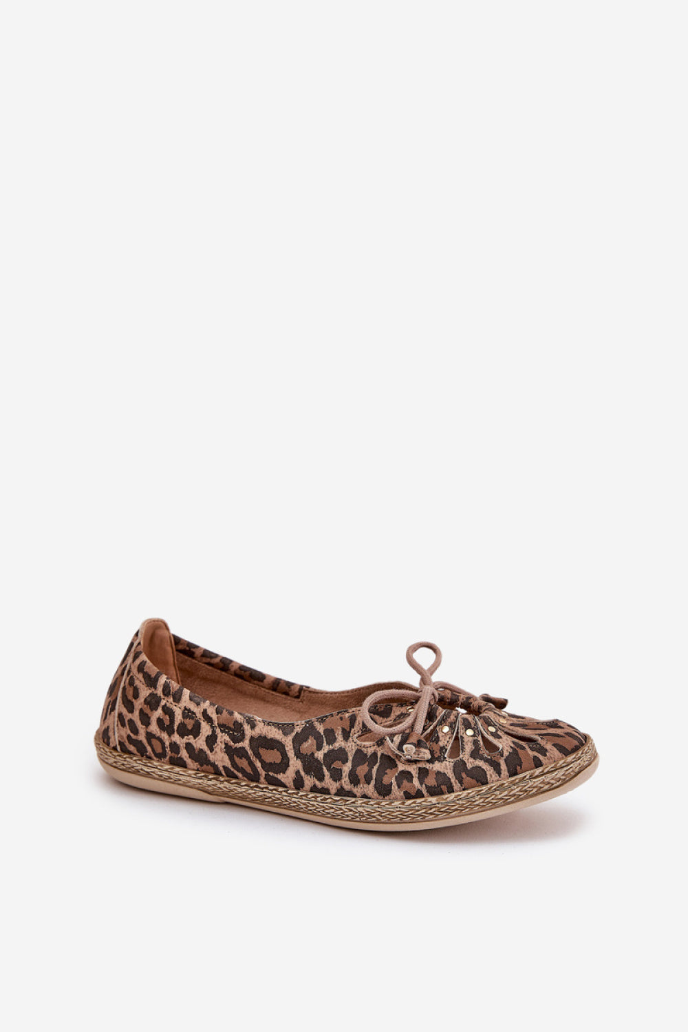 Step In Style Zazoo Brown Leather Ballet Flats - view 2