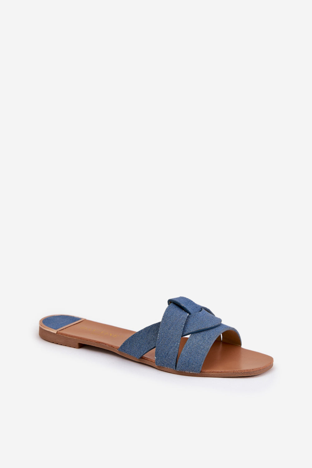 Step In Style Selaenor Denim Blue Flip Flops - view 2