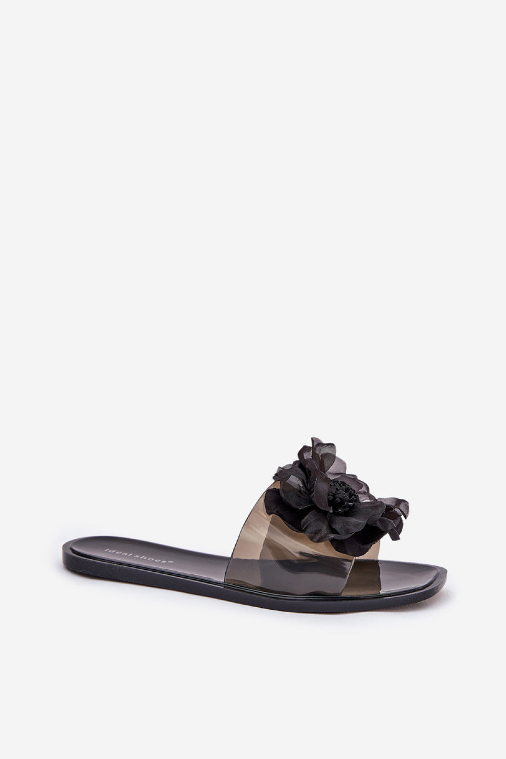 Step In Style Vobetta Black Flat Flip Flops - view 2