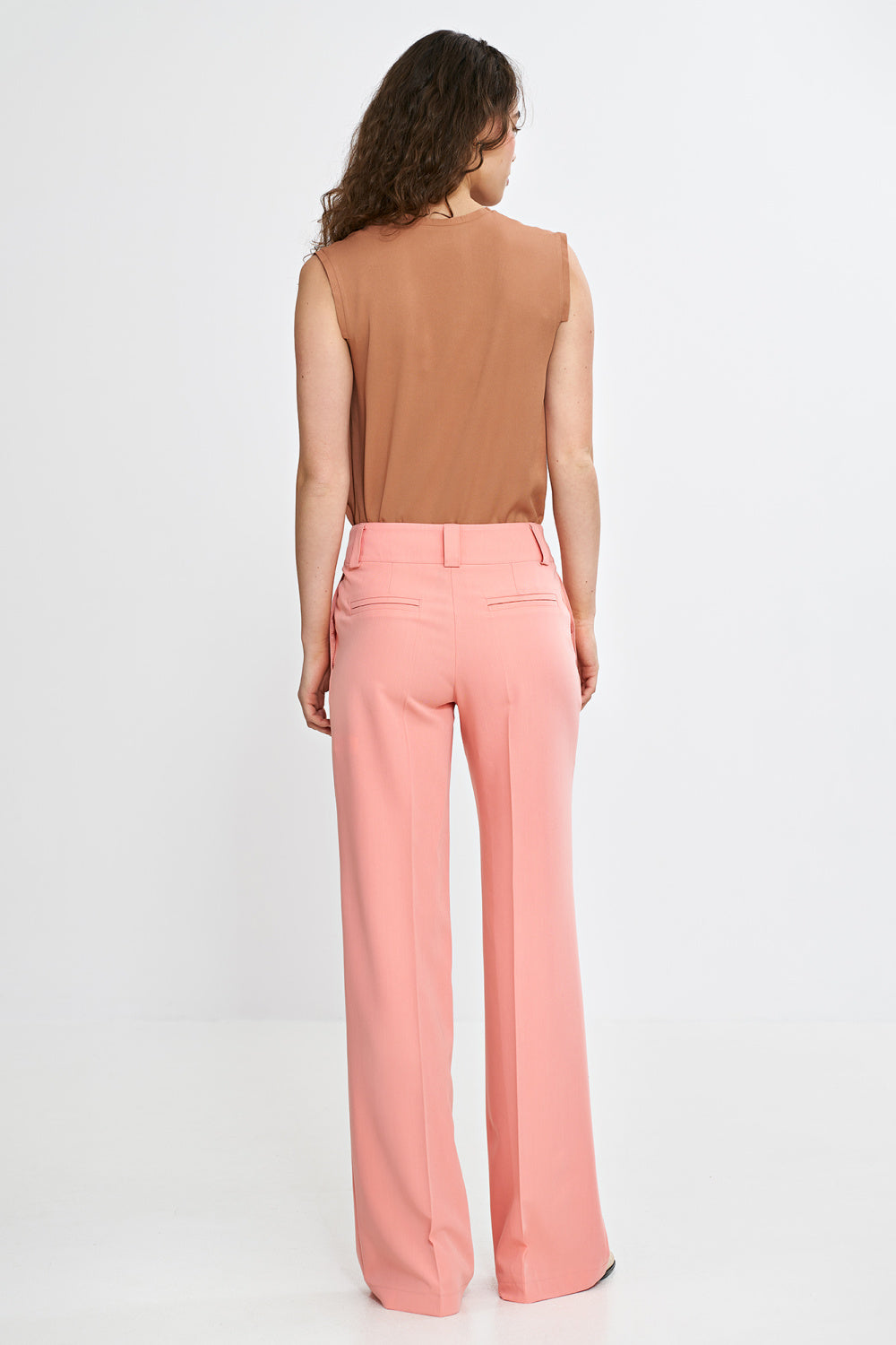 Nife Salmon Wide Leg Trousers - view 4
