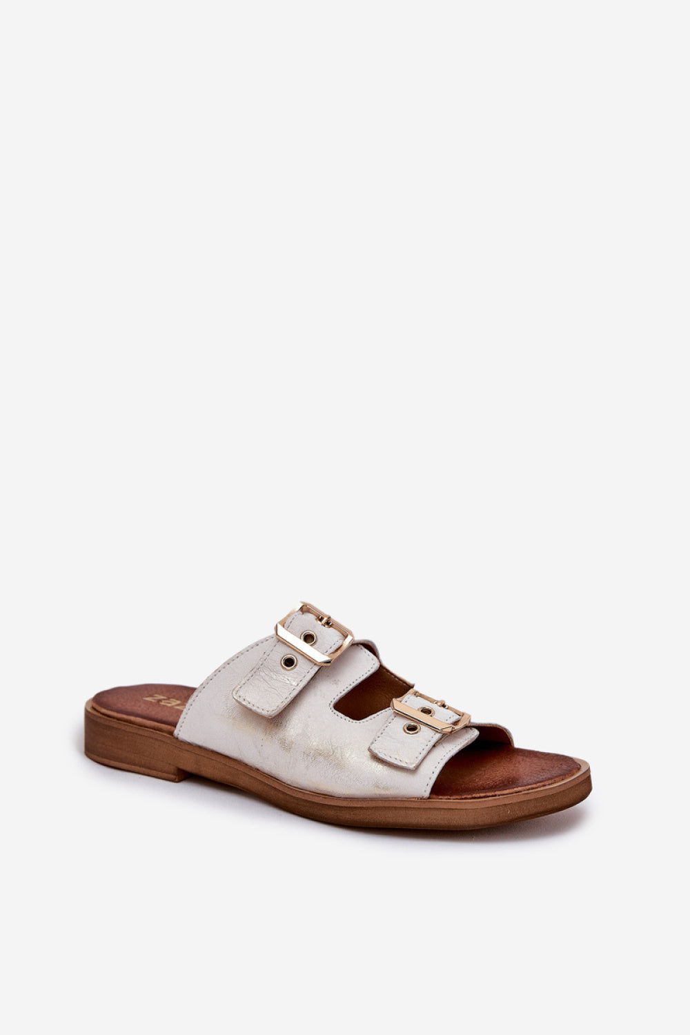 Step In Style Zazoo Gold Flat Flip Flops - view 2