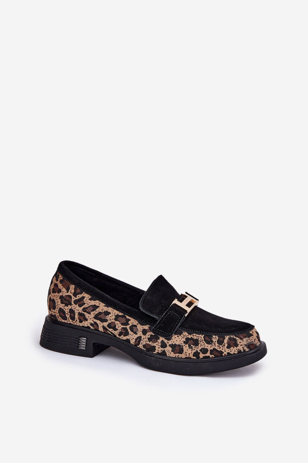Step In Style Vinceza Black Faux Suede Flat Moccasins - view 2