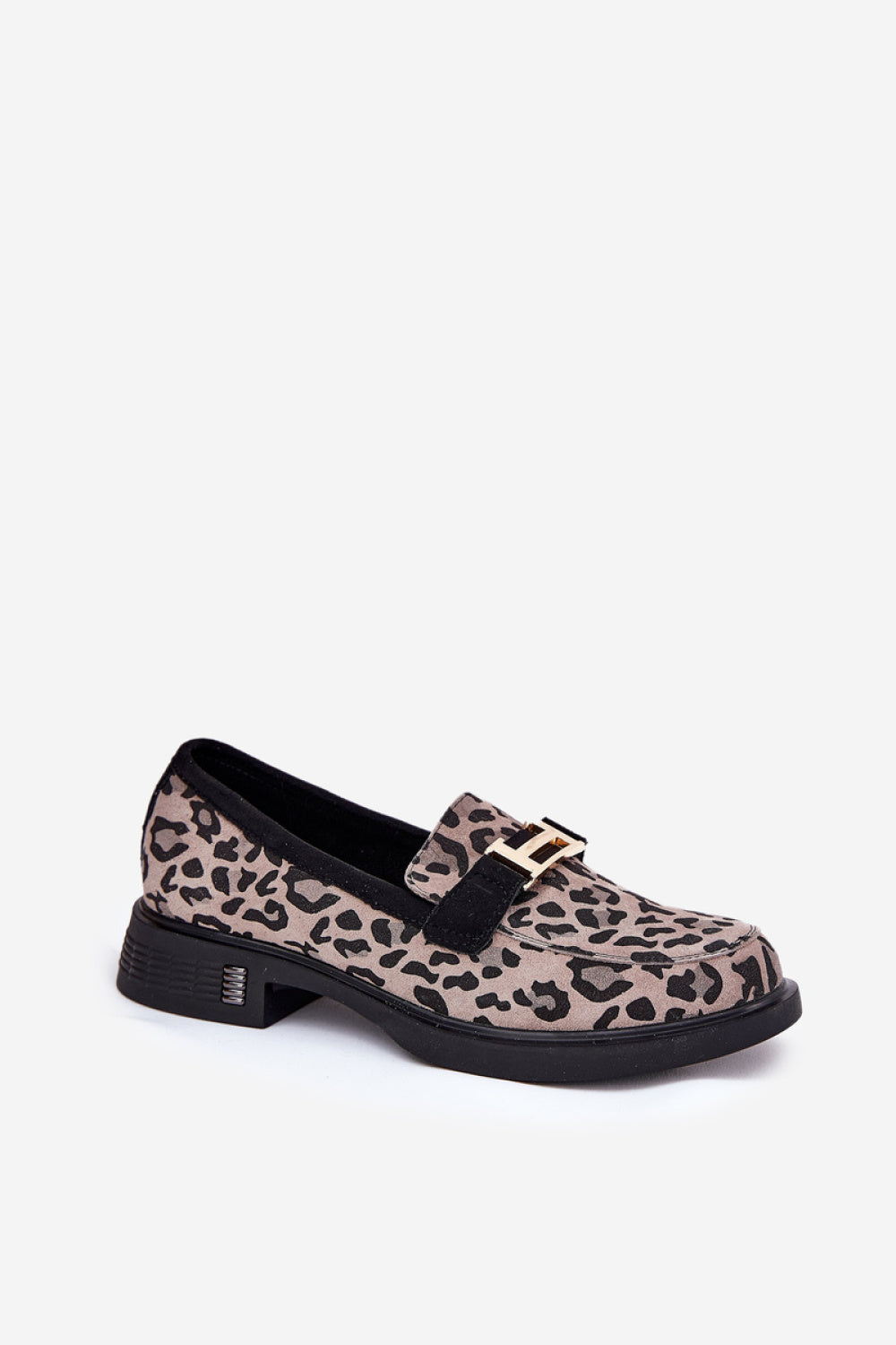 Step In Style Vinceza Grey Faux Suede Flat Moccasins - view 2