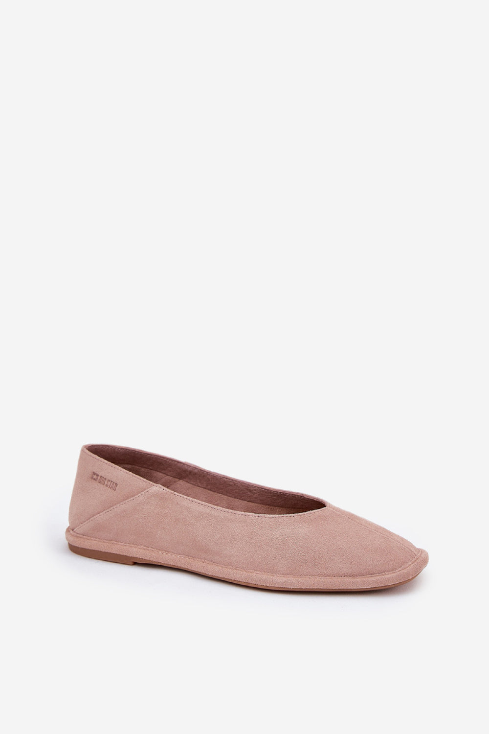 Step In Style Pink Suede Ballet Flats - view 2