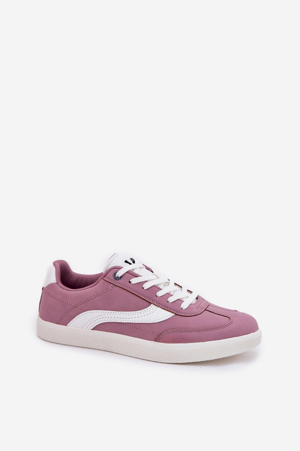 Step In Style Violet Faux Leather Trainers - view 2