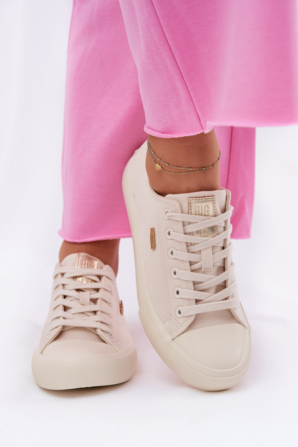 Step In Style Beige Trainers - view 3