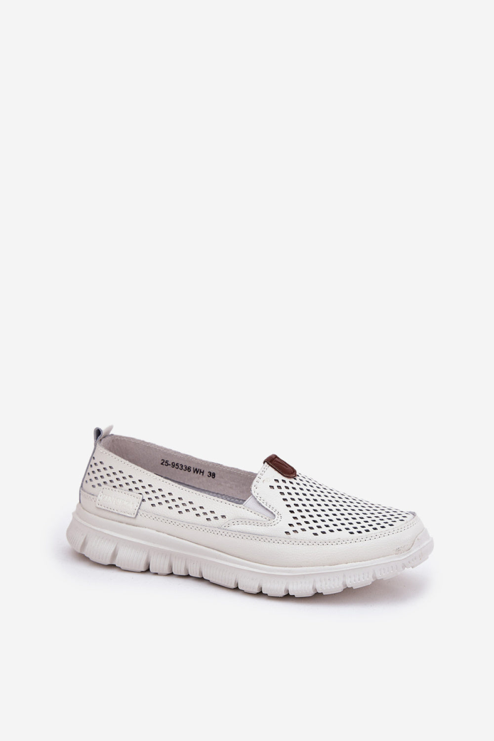 Step In Style Vinceza White Leather Ballet Flats - view 2