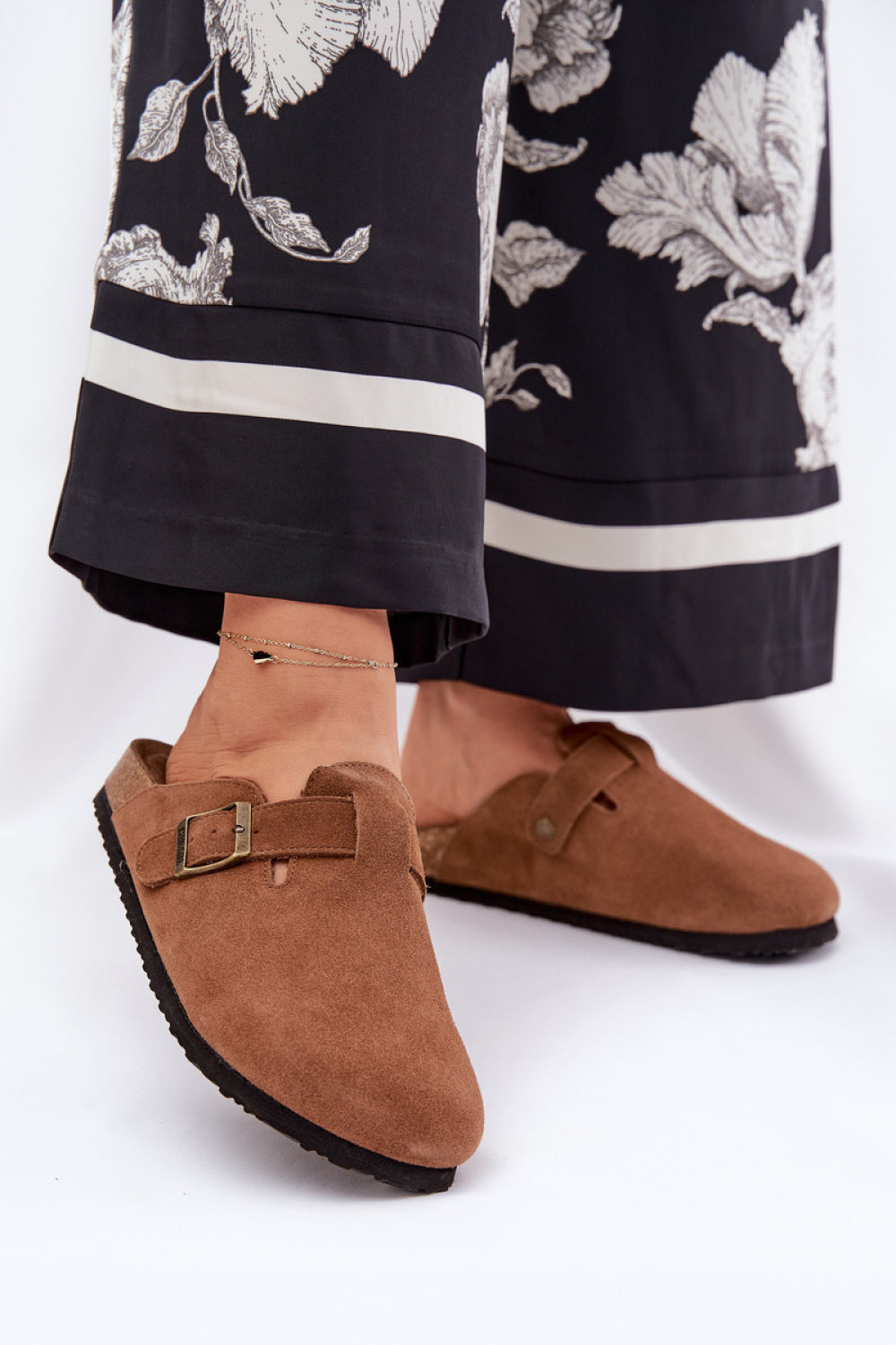 Step In Style Brown Suede Platform Flip Flops