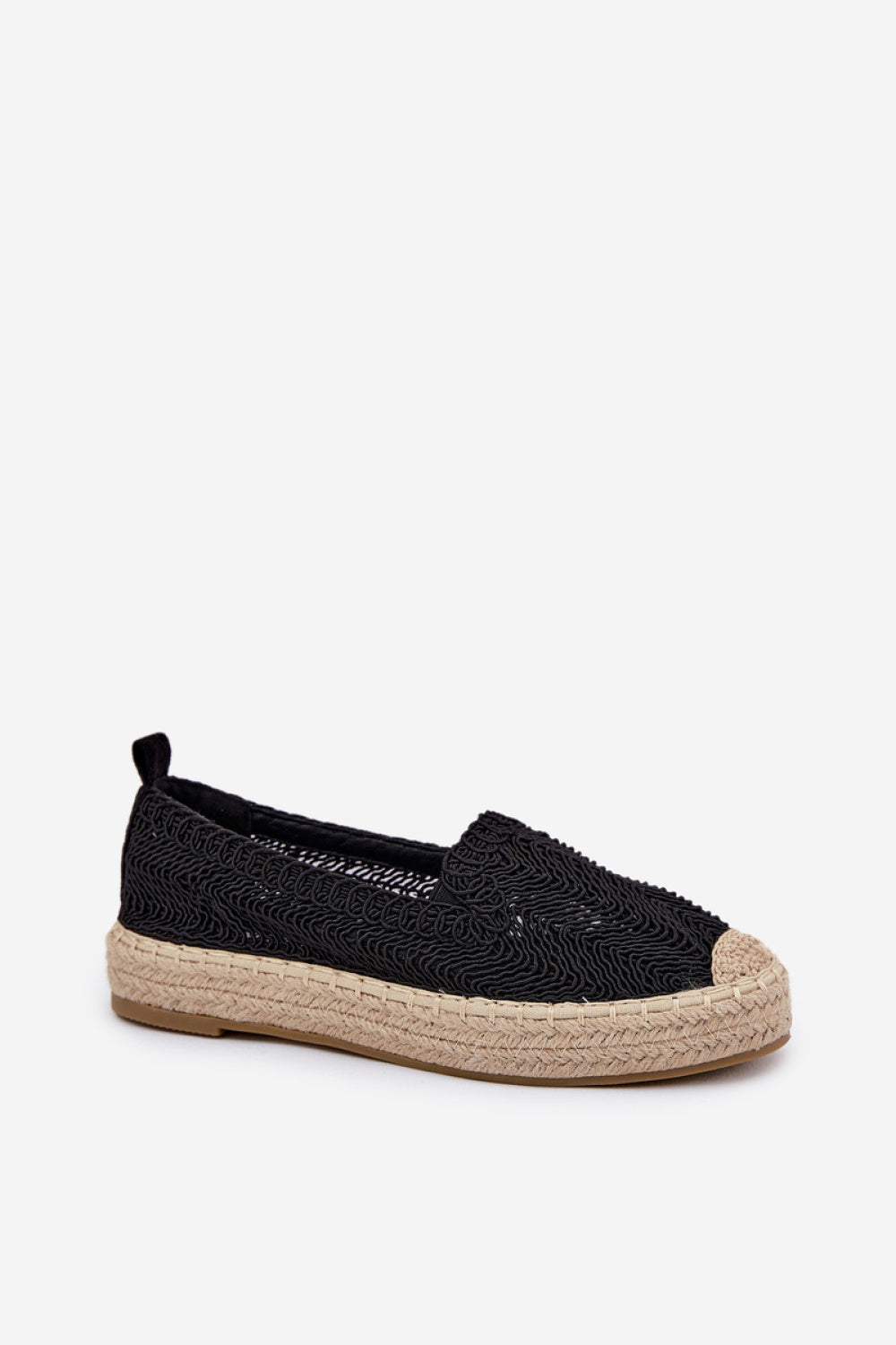 Step In Style Vinceza Black Platform Espadrilles - view 2