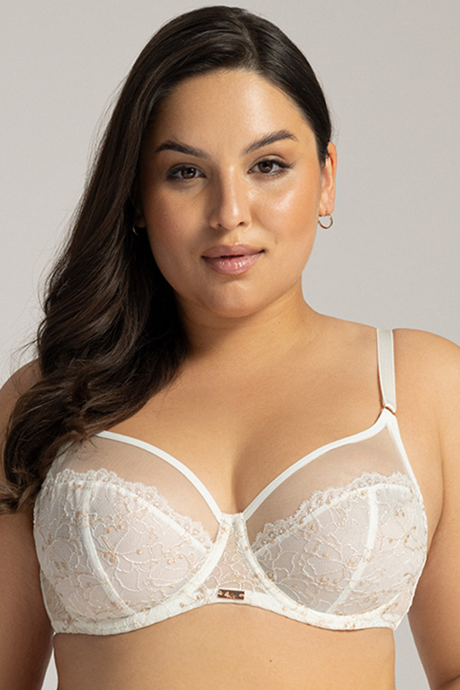 Ava Ecru Lace Soft Bra