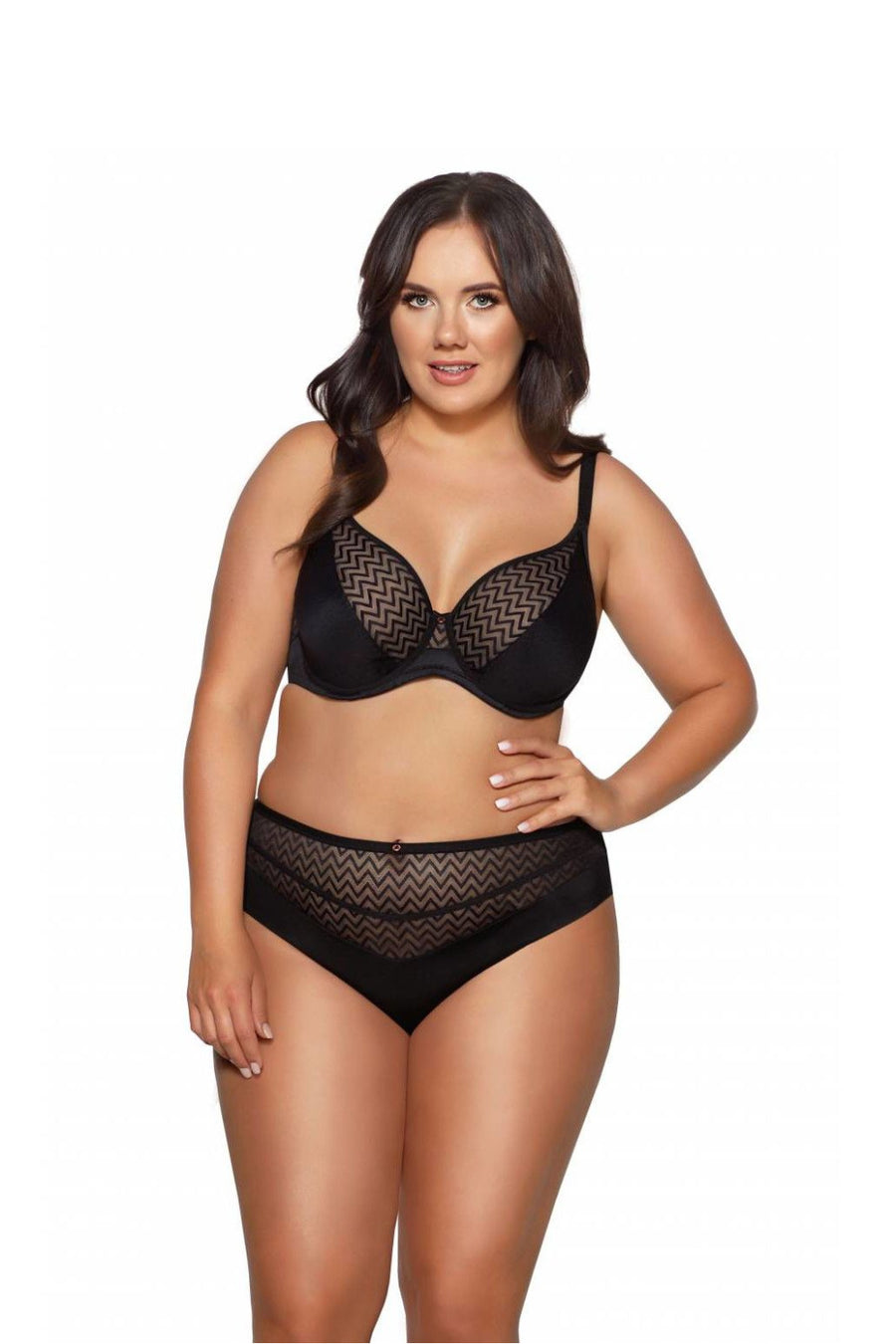 Ava Bralette Black Polyamide Underwired Soft Bra