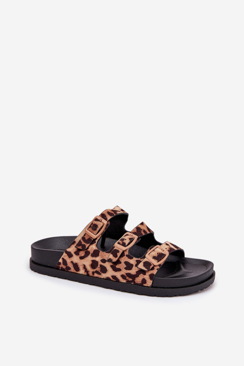 Step In Style Uliri Brown Faux Suede Flip Flops - view 2