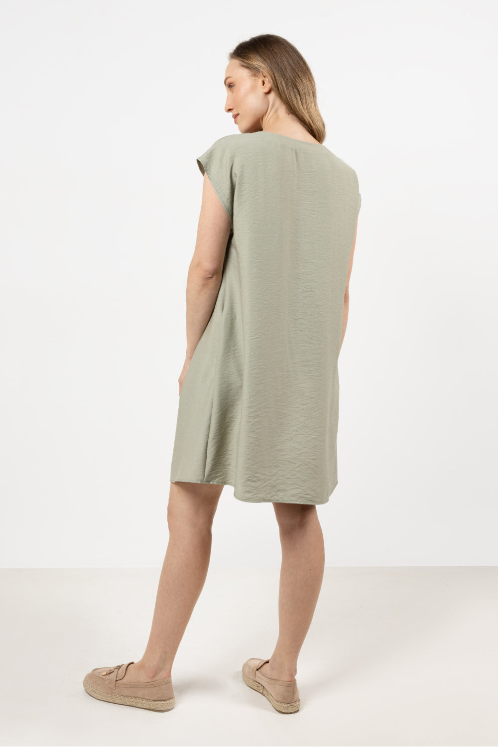 Awama Sage Collared Dress - view 3