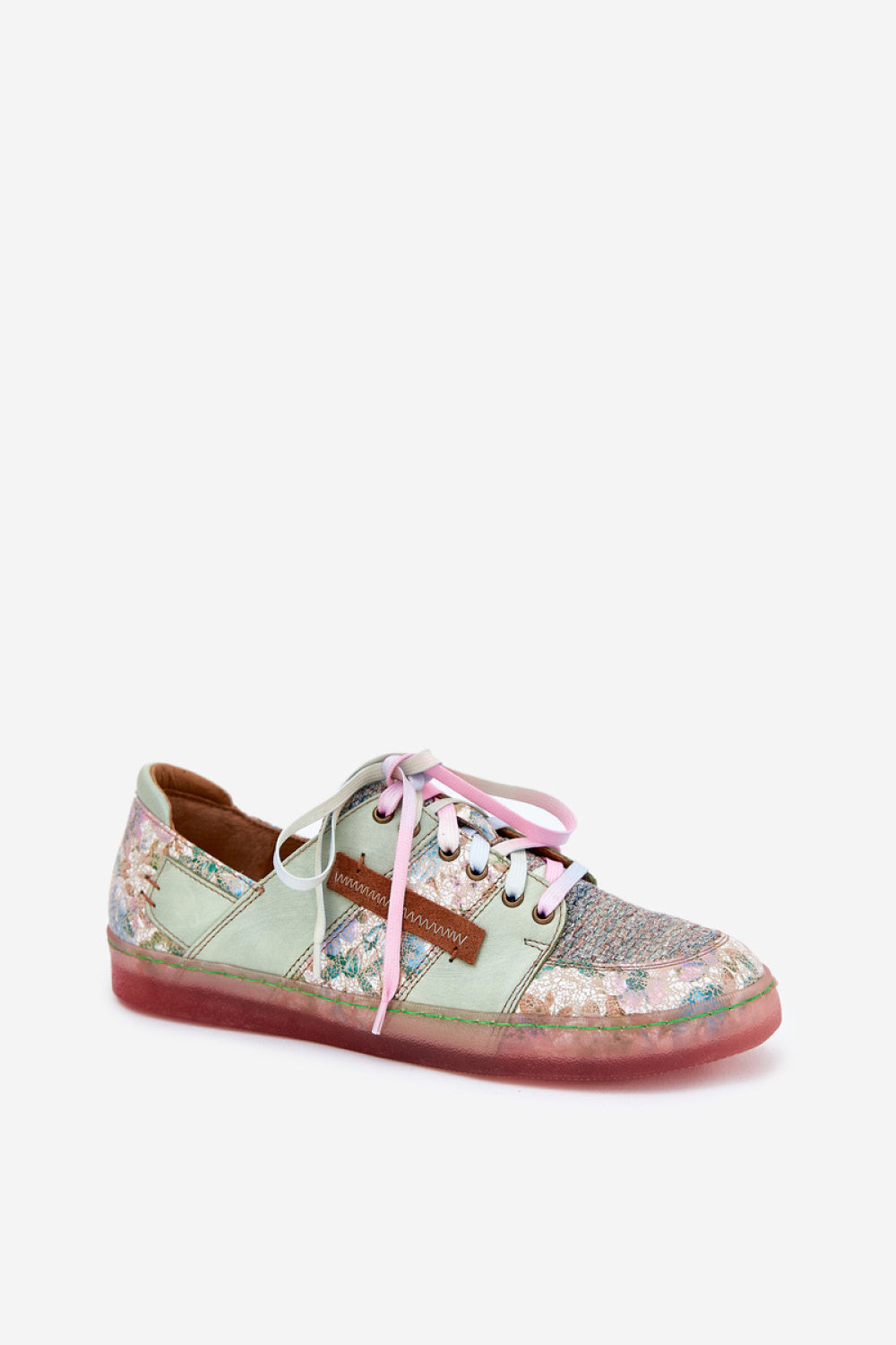 Step In Style Maciejka Light Green Leather Shoes - view 2