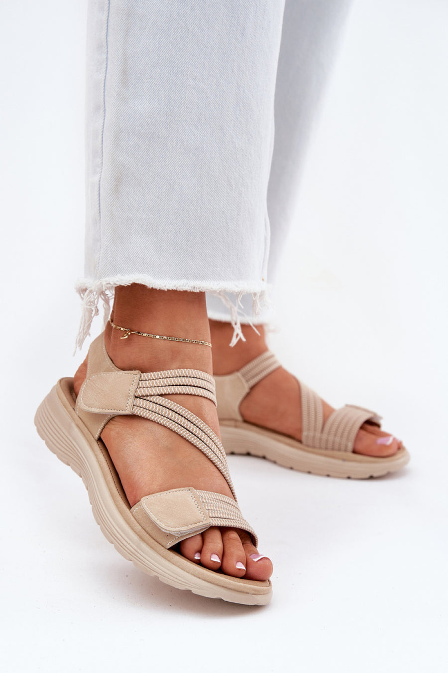 Step In Style Hallriva Beige Sandals
