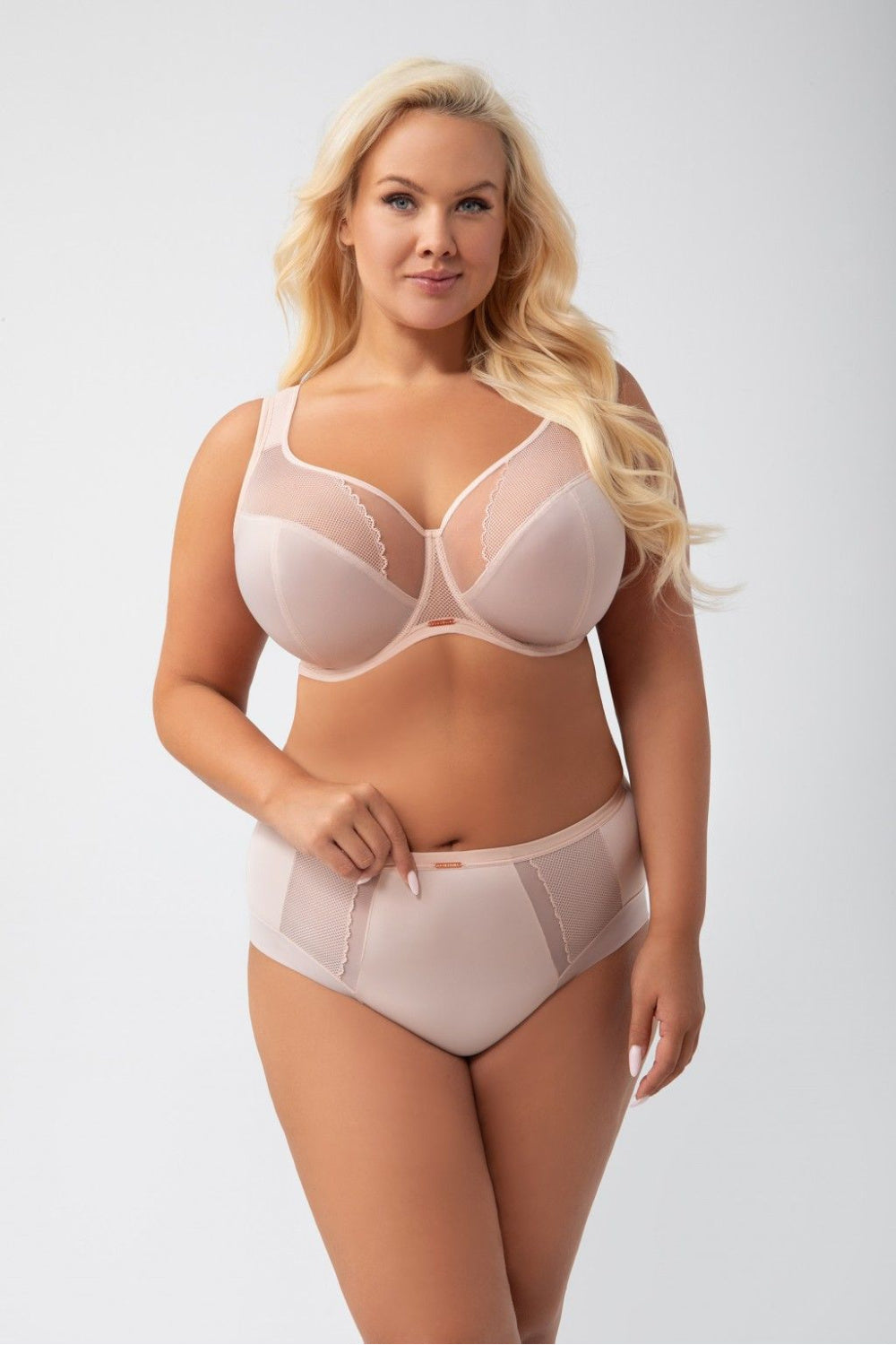 Gorsenia Lingerie Luisse Beige Lace Underwired Soft Bra - view 2