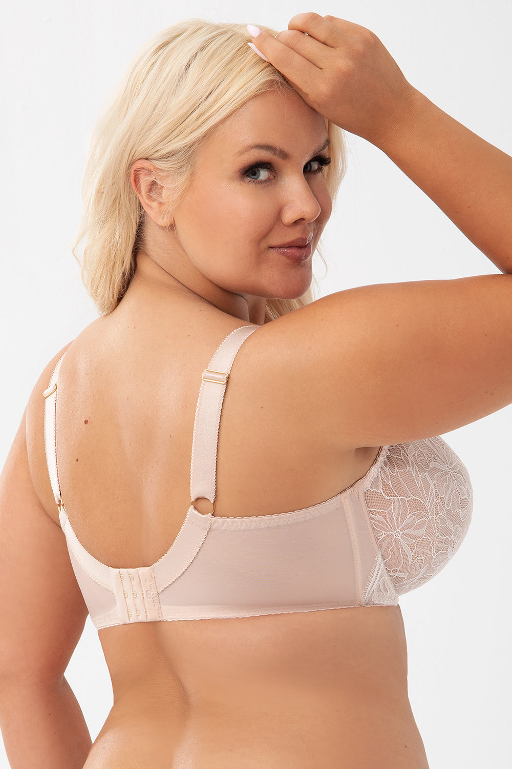 Gorsenia Lingerie Mirella Beige Lace Soft Bra - view 3