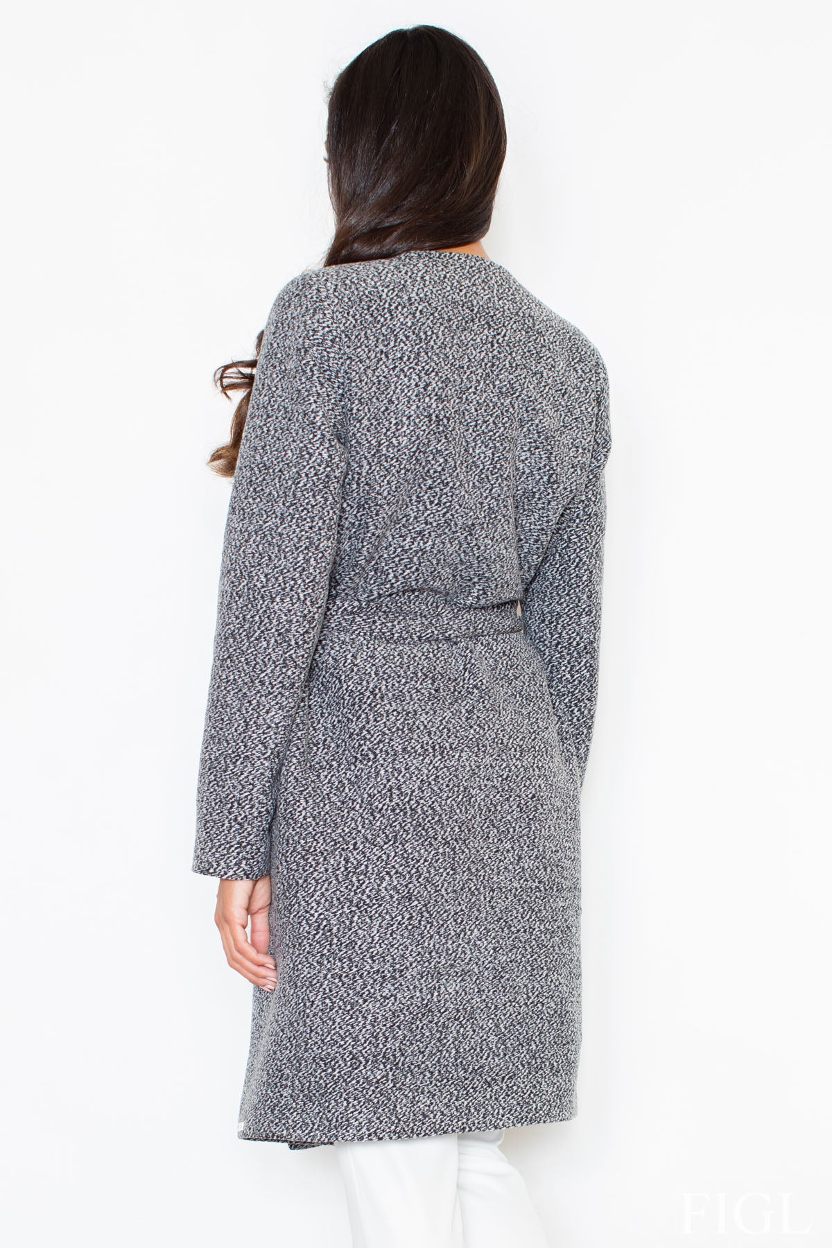 Figl Grey Oversized Coat - view 2