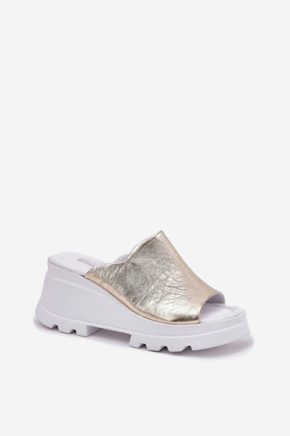 Step In Style Artiker Gold Wedge Sandals - view 2