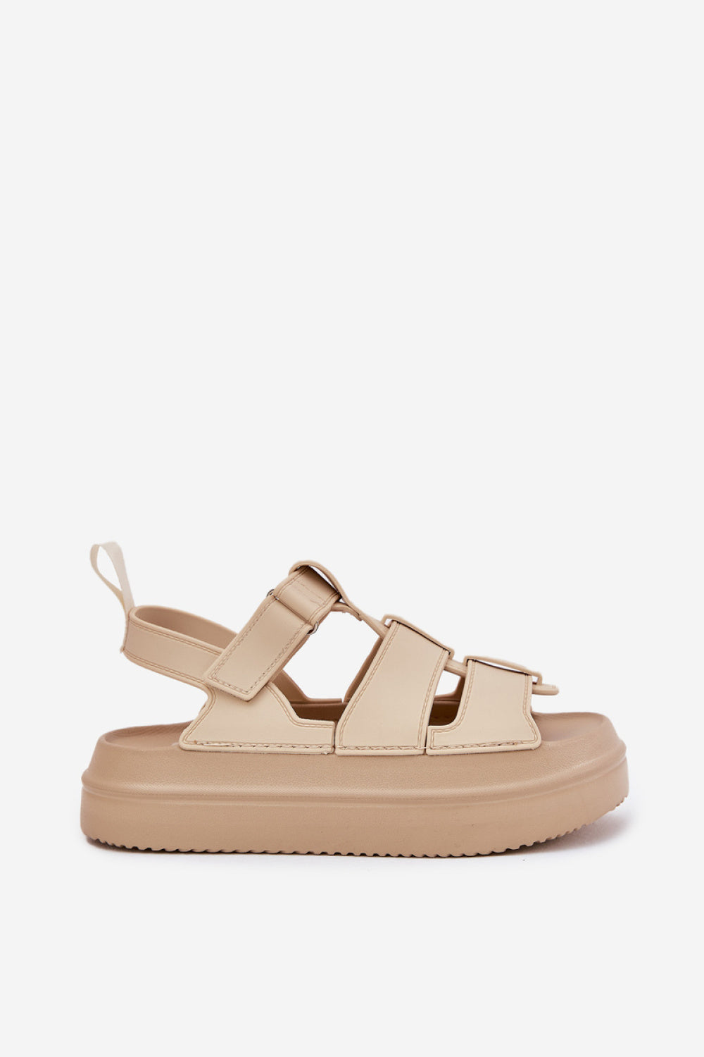 Step In Style Nitavelia Beige Platform Sandals - view 2
