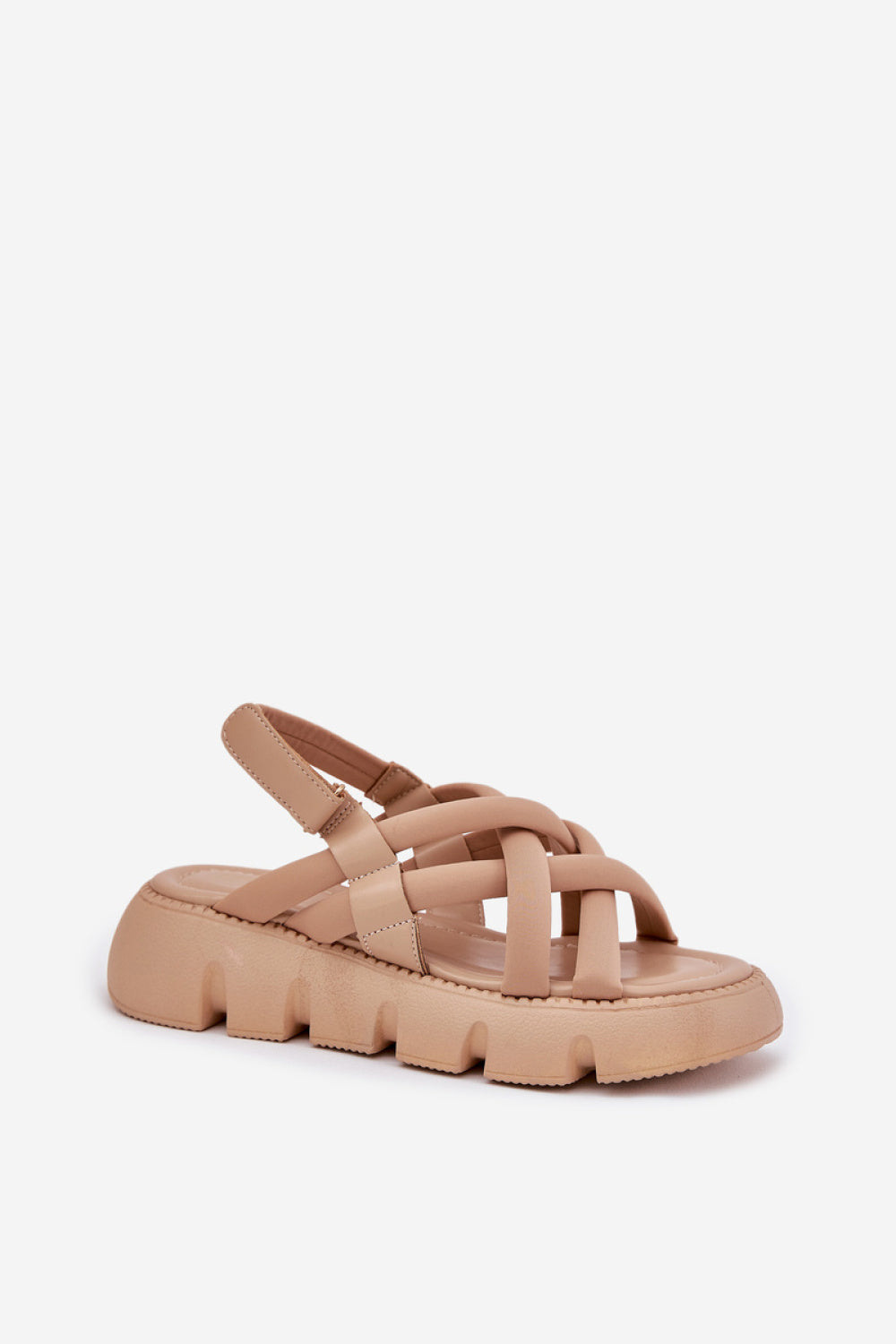 Step In Style Filamira Beige Platform Sandals - view 2