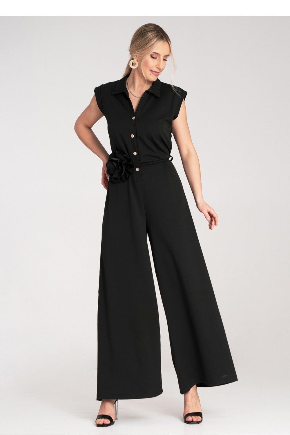Figl Black Jumpsuit - view 2