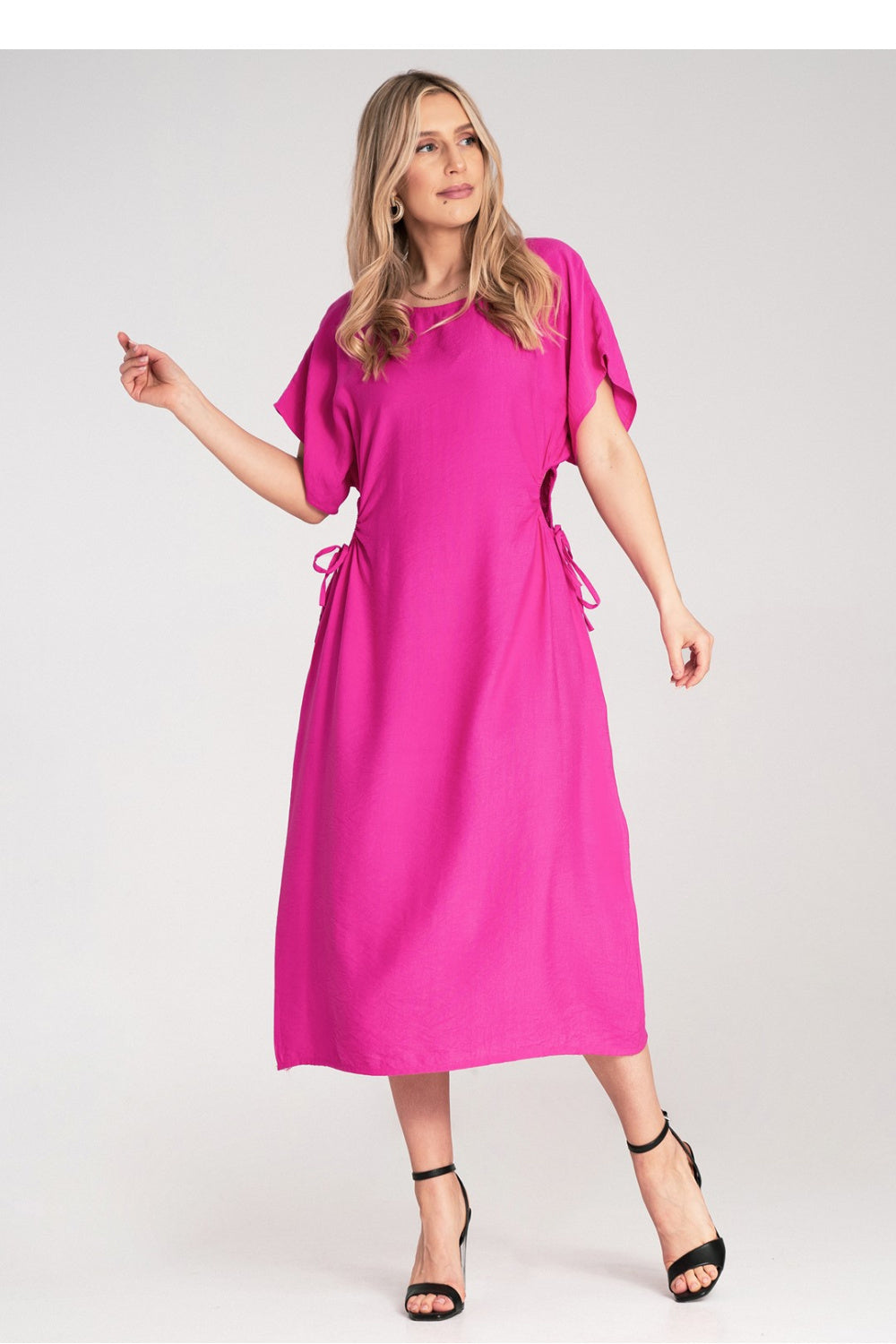 Figl Fuchsia Midi Dress