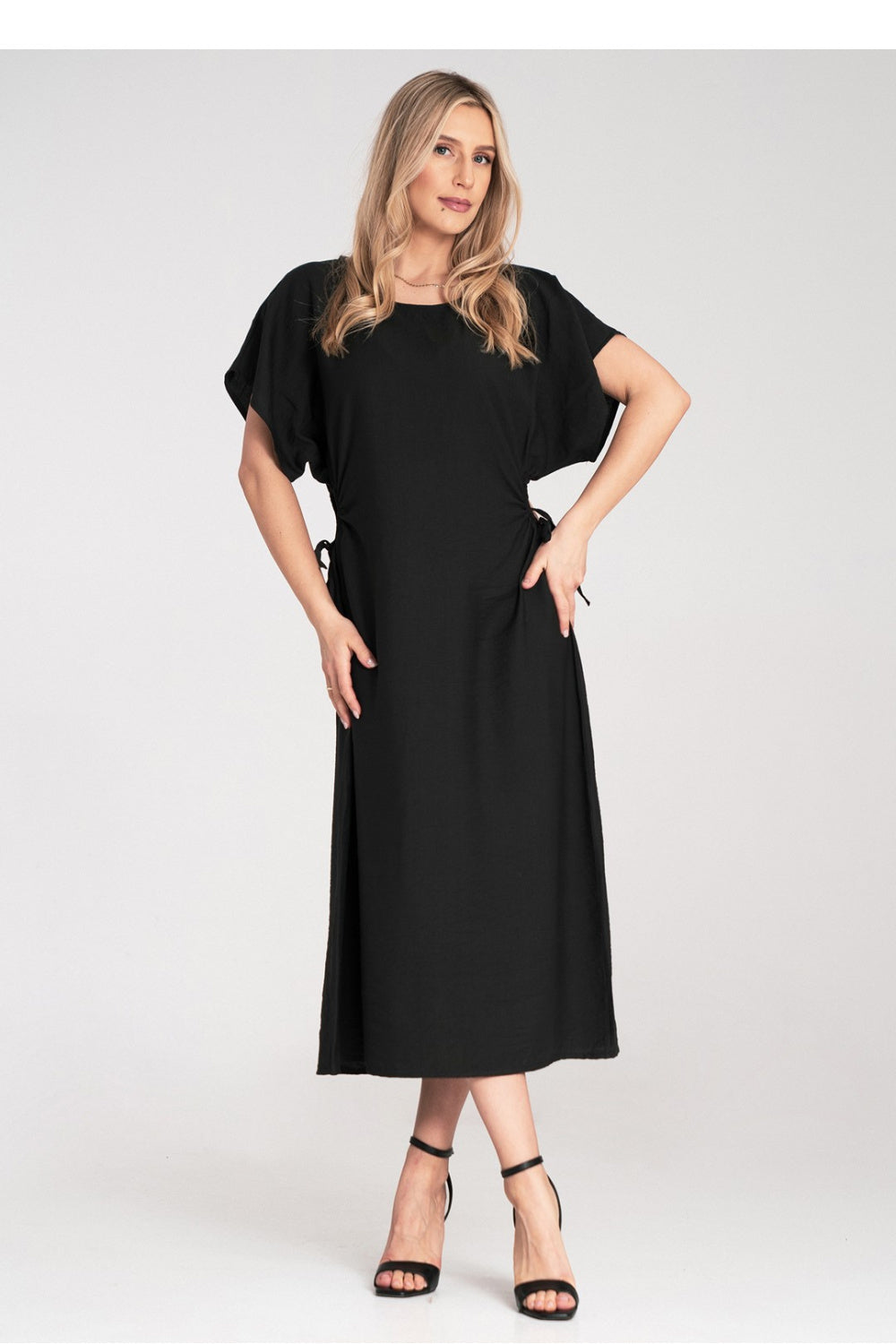 Figl Black Midi Dress