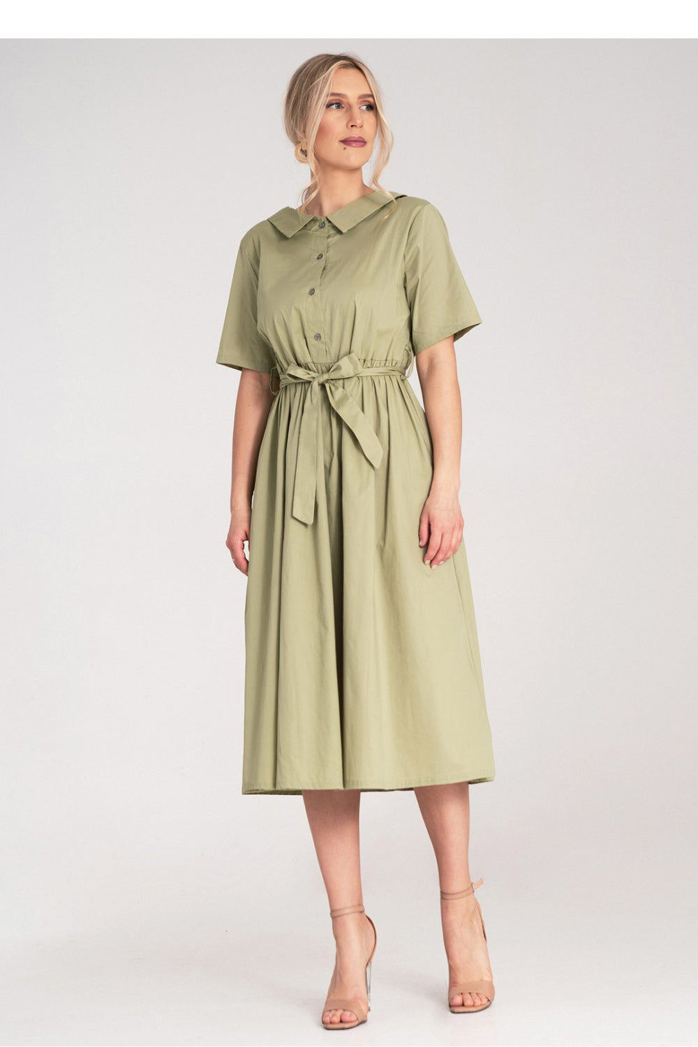 Figl Green Midi A-Line Dress - view 2