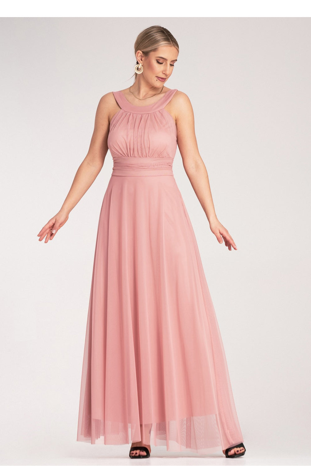 Figl Pink Maxi Bodycon Evening Dress - view 2