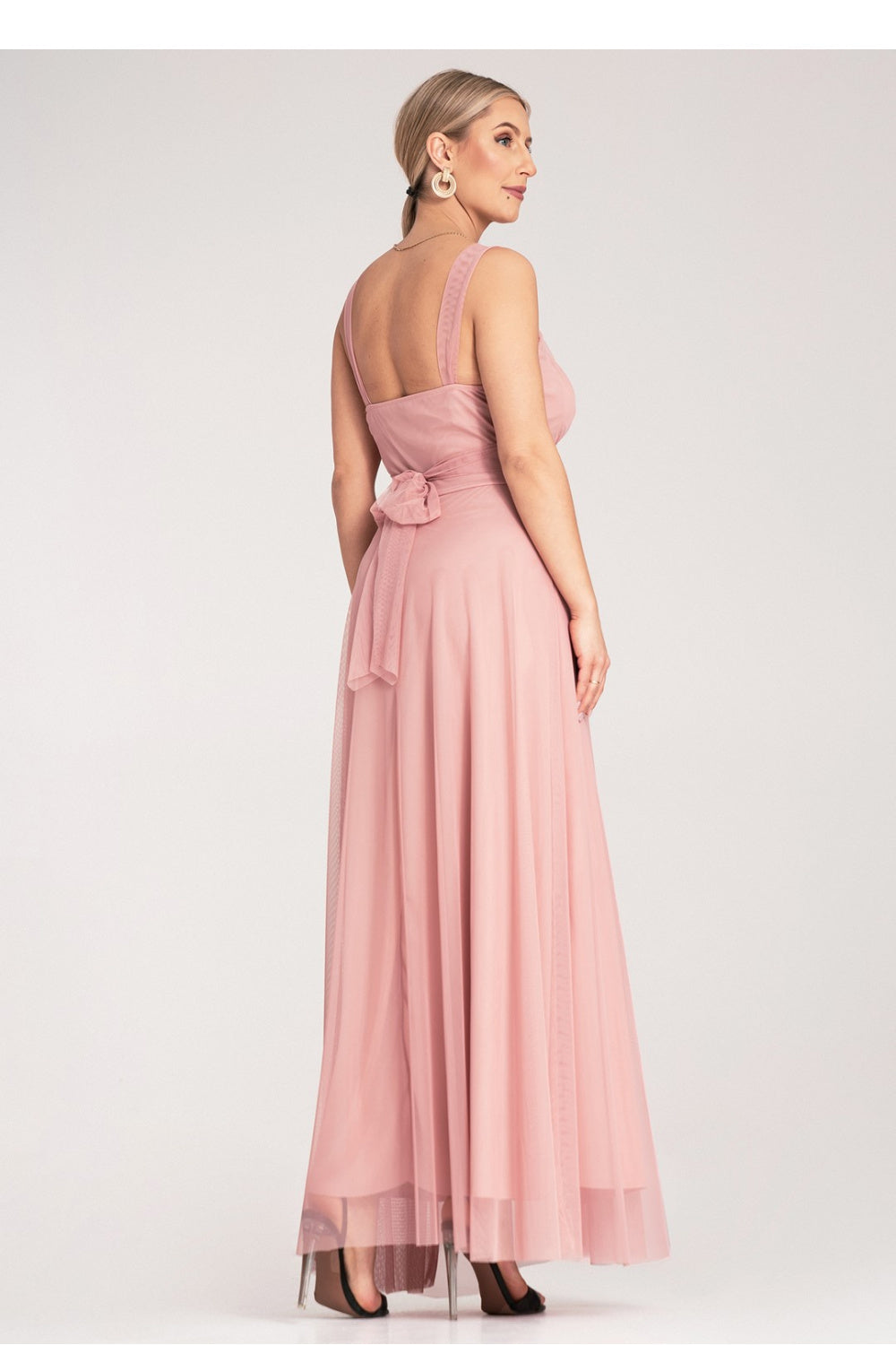 Figl Pink Maxi Bodycon Evening Dress - view 3