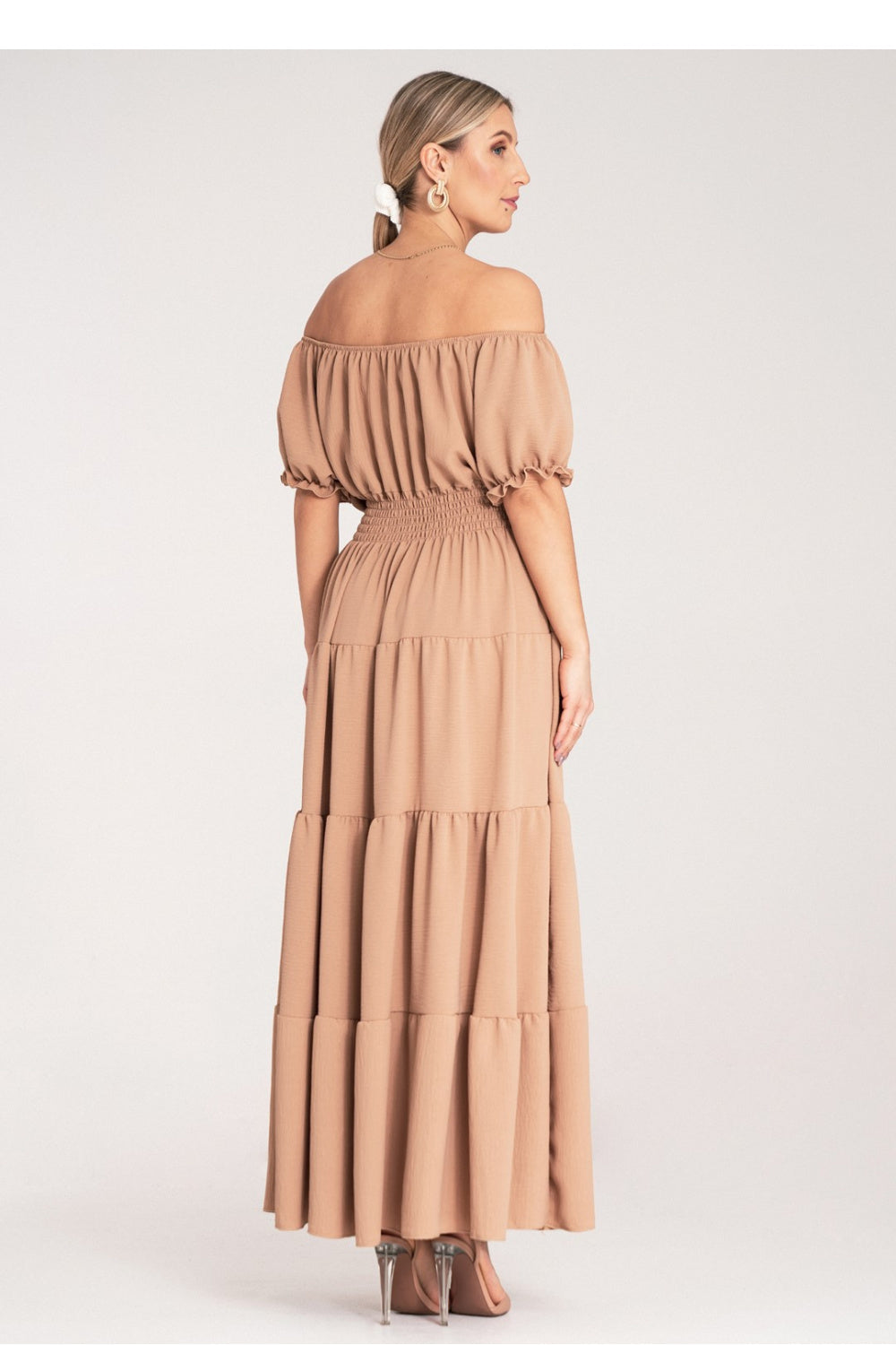 Figl Beige Maxi Flared Dress - view 3