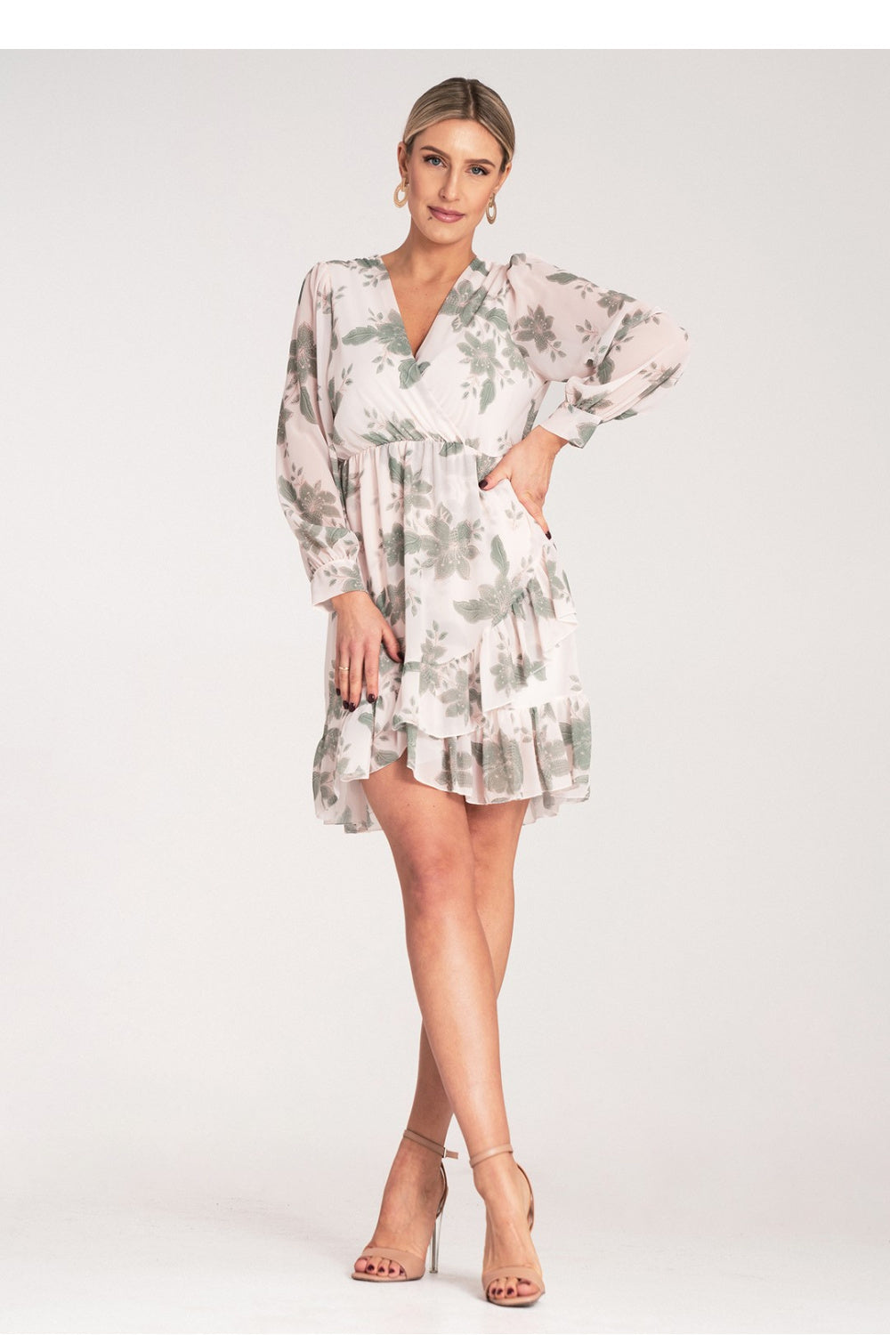 Figl Green Midi Floral Dress