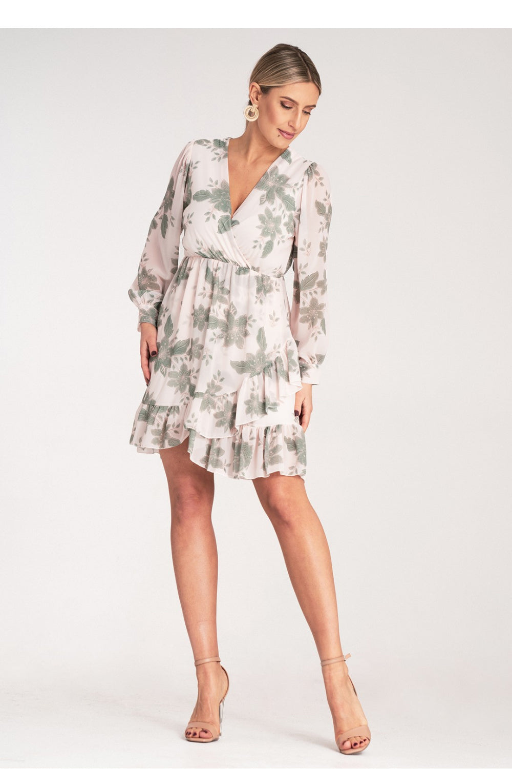 Figl Green Midi Floral Dress - view 4
