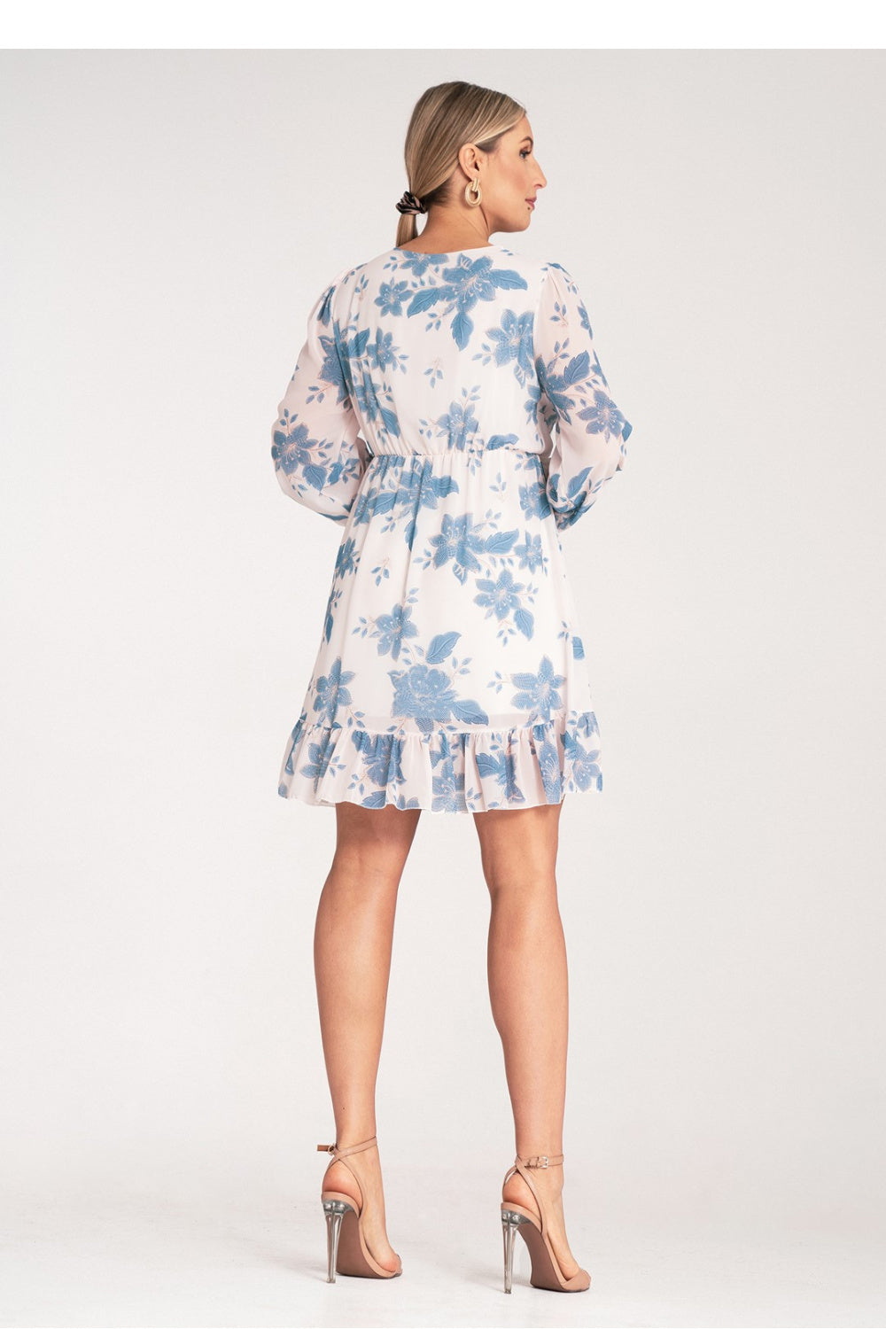 Figl Blue Midi Floral Dress - view 3