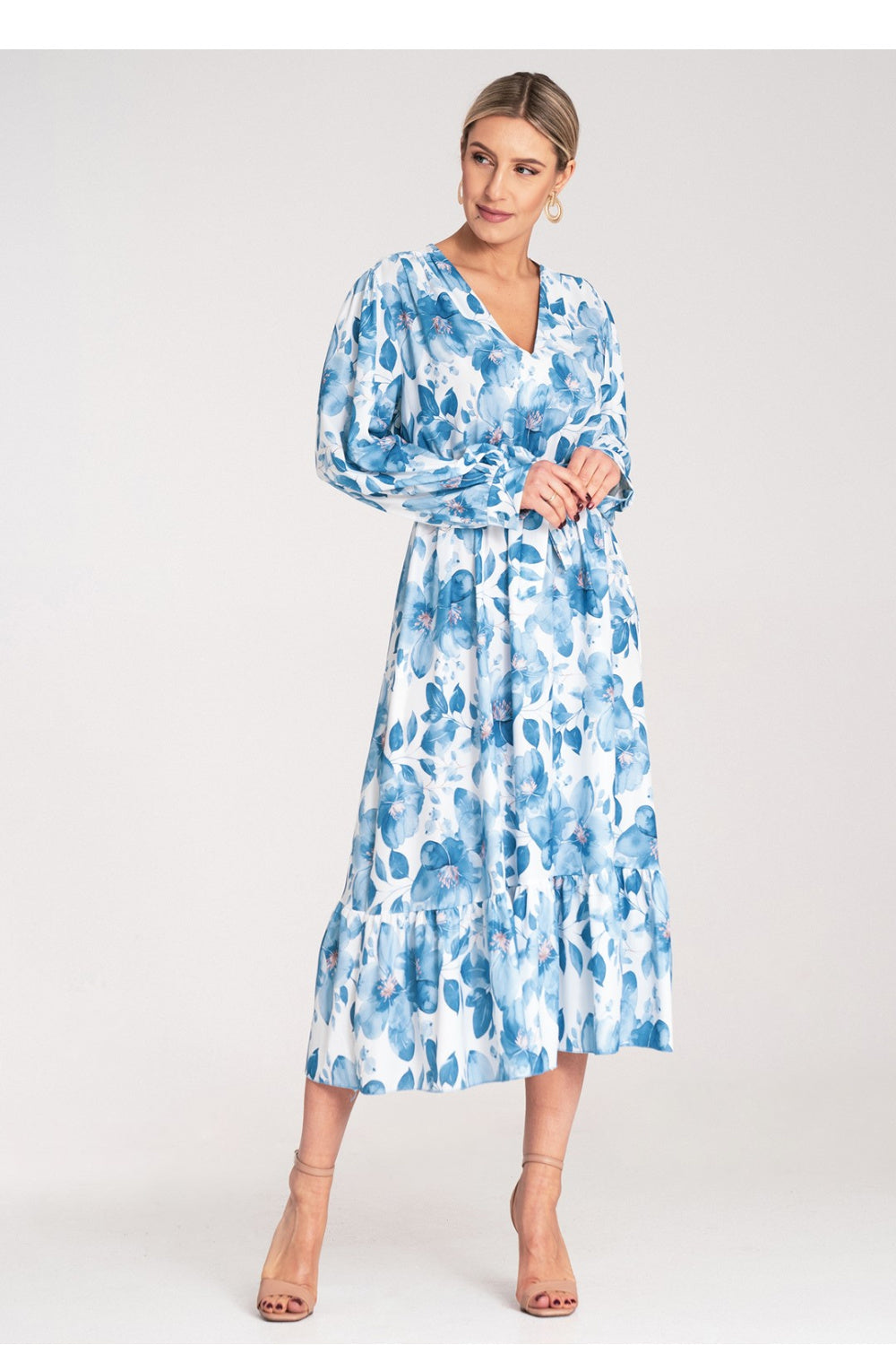 Figl Blue Maxi Floral Dress