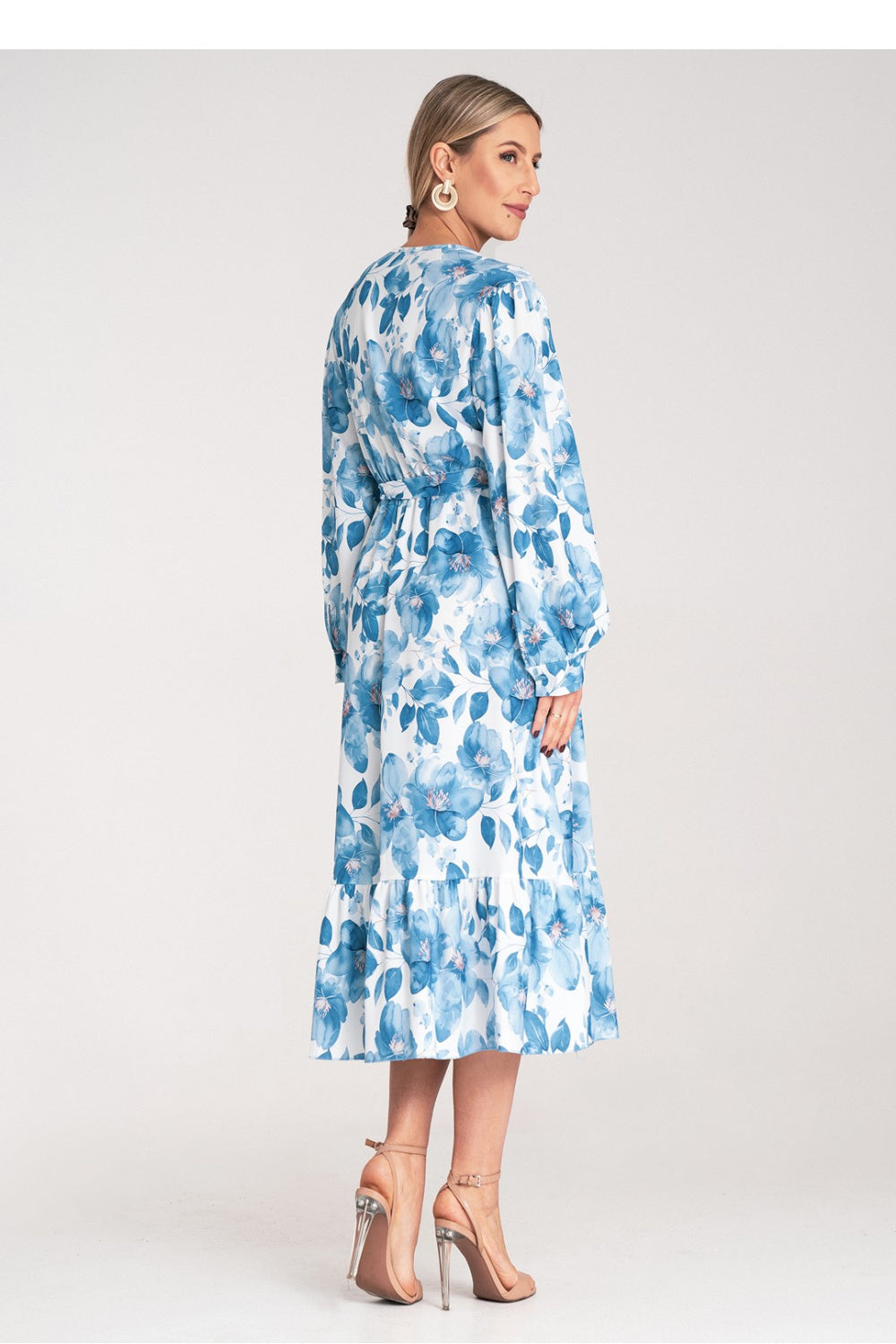 Figl Blue Maxi Floral Dress - view 3
