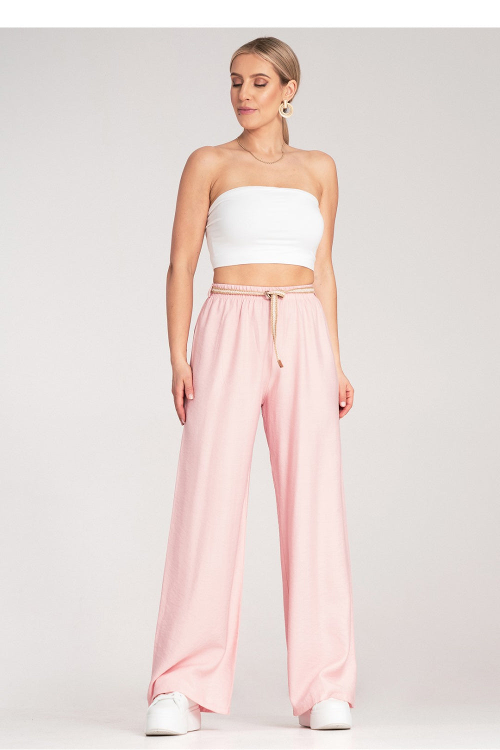 Figl Pink Viscose Trousers
