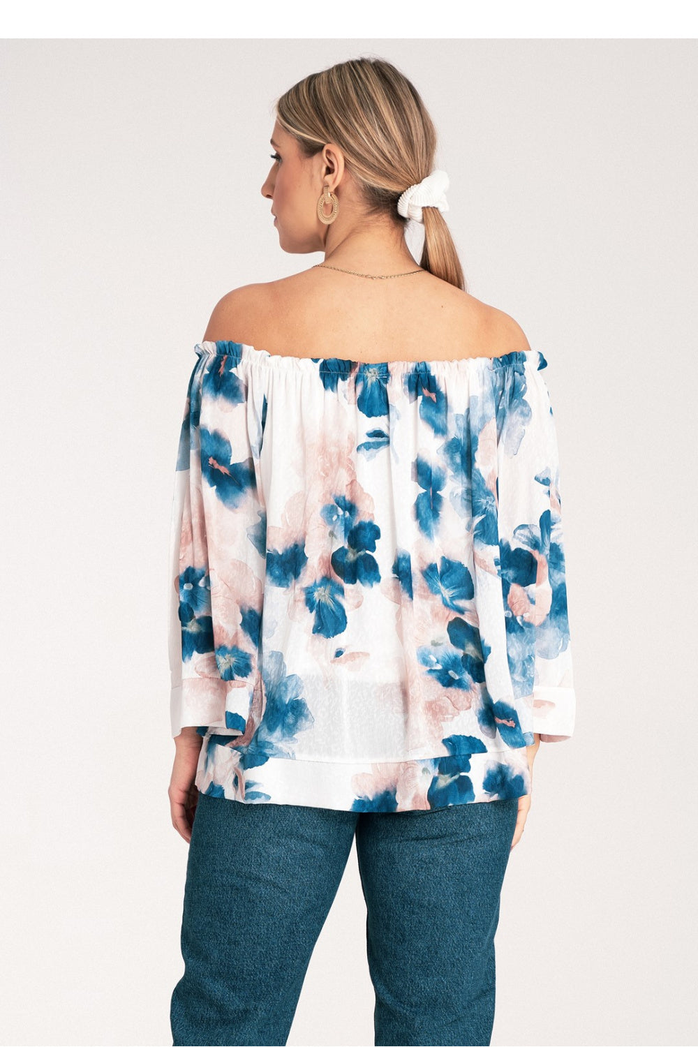 Figl Blue Loose Fit Blouse - view 3
