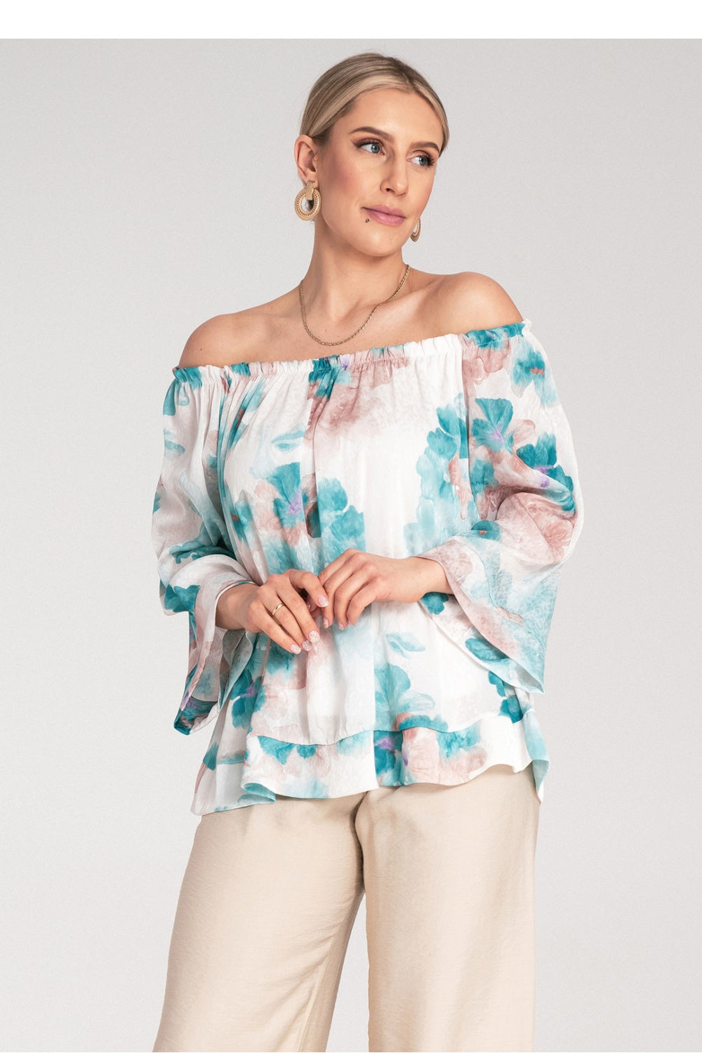 Figl Turquoise Blouse