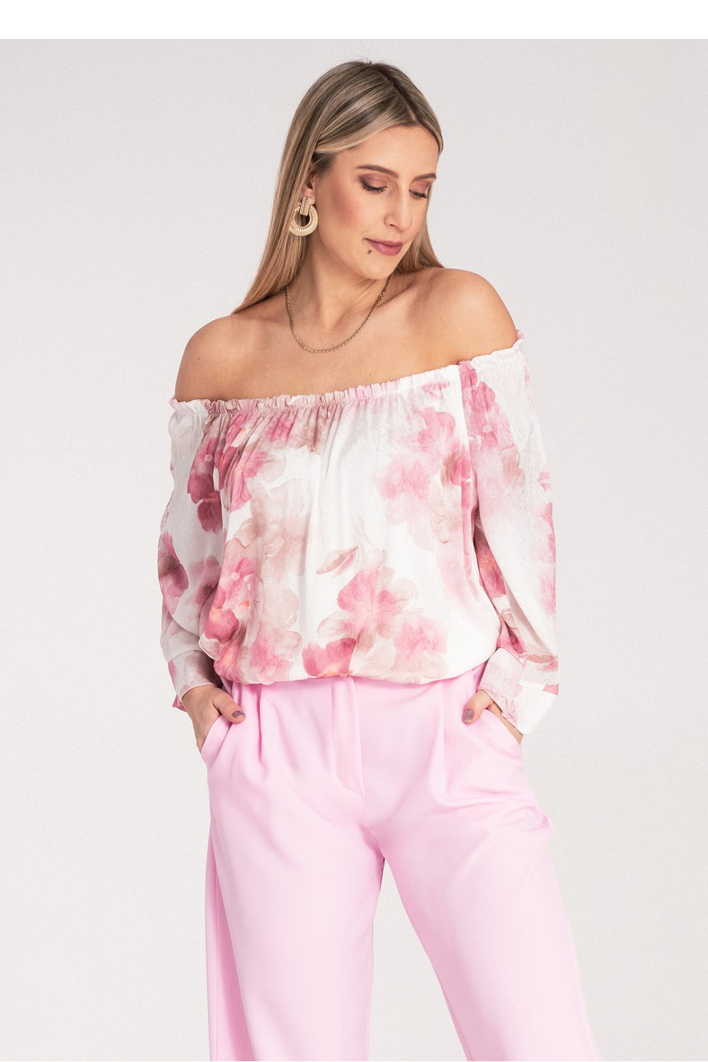 Figl Pink Loose Fit Blouse - view 2