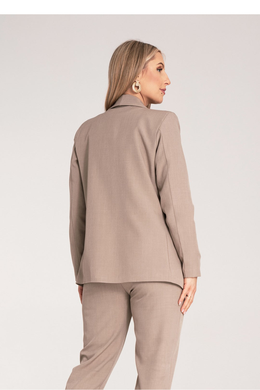 Figl Dark Beige Long Sleeve Jacket - view 3