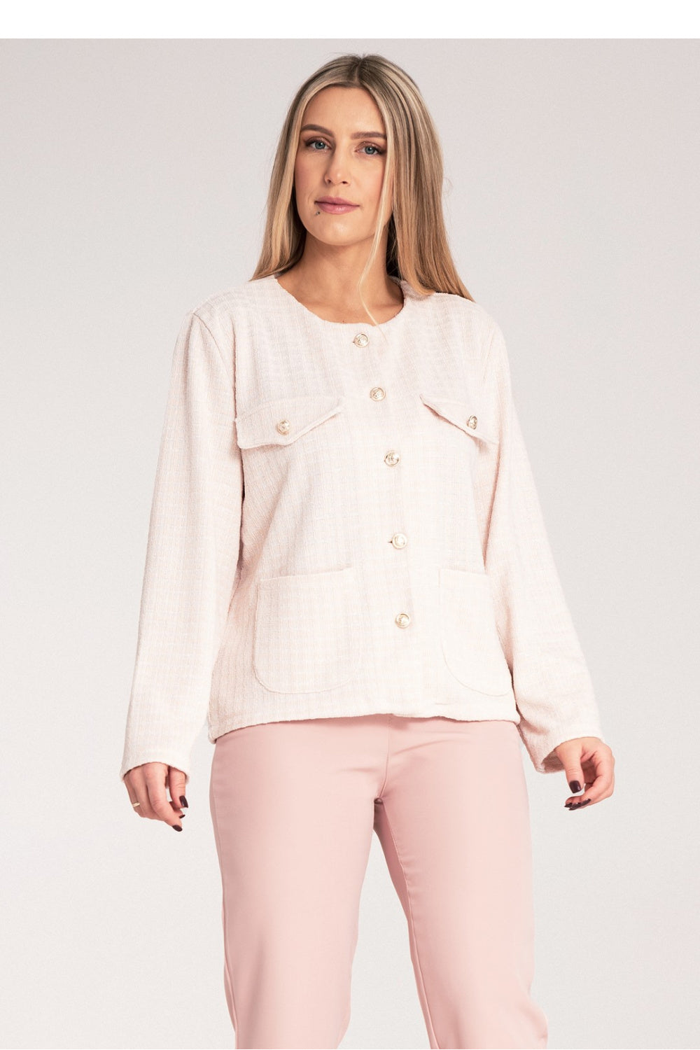 Figl Beige Cotton Jacket - view 4