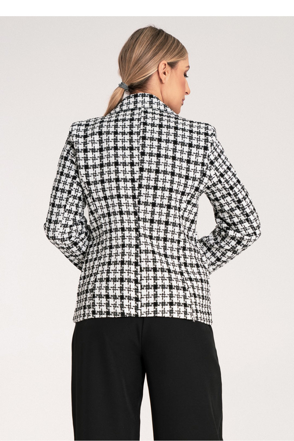 Figl Black Collared Jacket - view 3