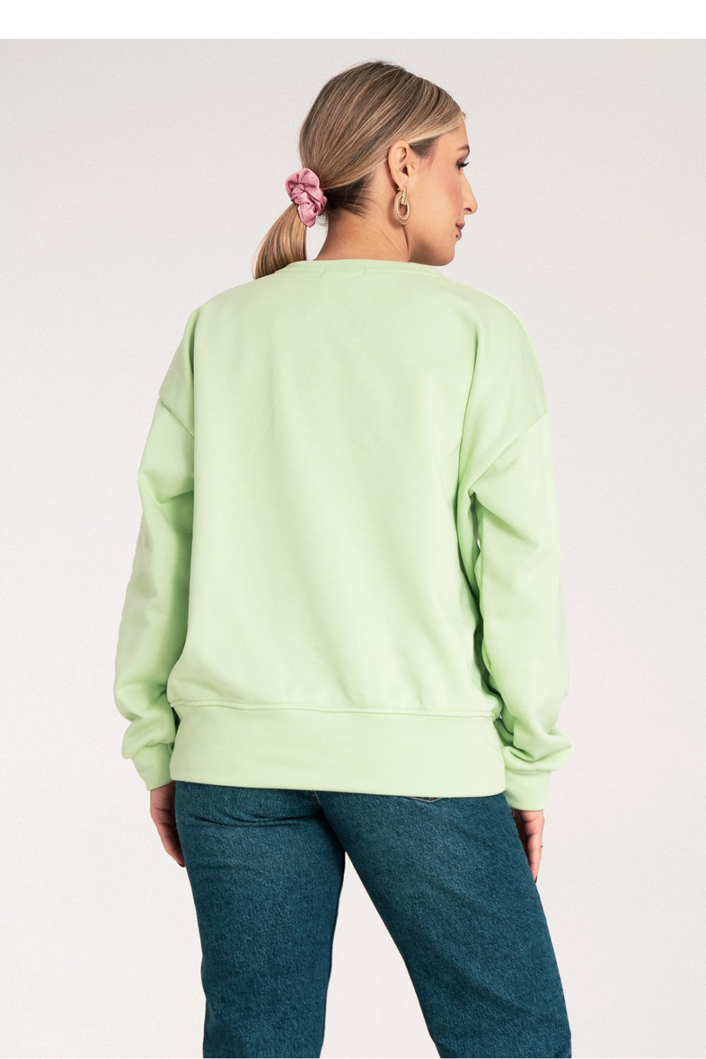Figl Green Long Sleeve Sweatshirt - view 3